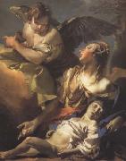 Giovanni Battista Tiepolo, Hagar and Ismael in the Widerness (mk08)